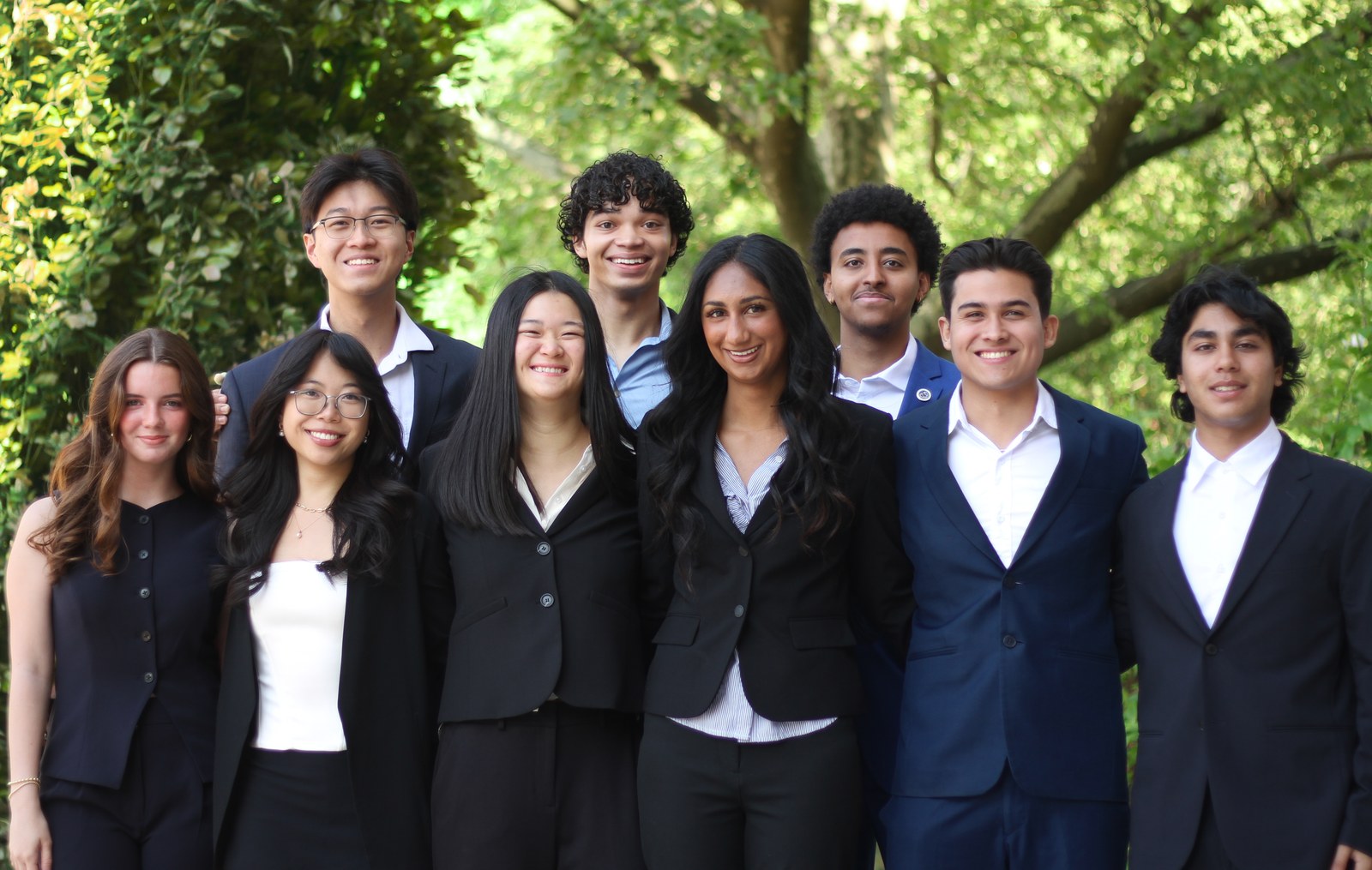 Members of the Columbia Global Research & Consulting Group on campus